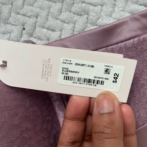 Pink Cheetah Print Strapless 42 DD Bra - Picture 3 of 4